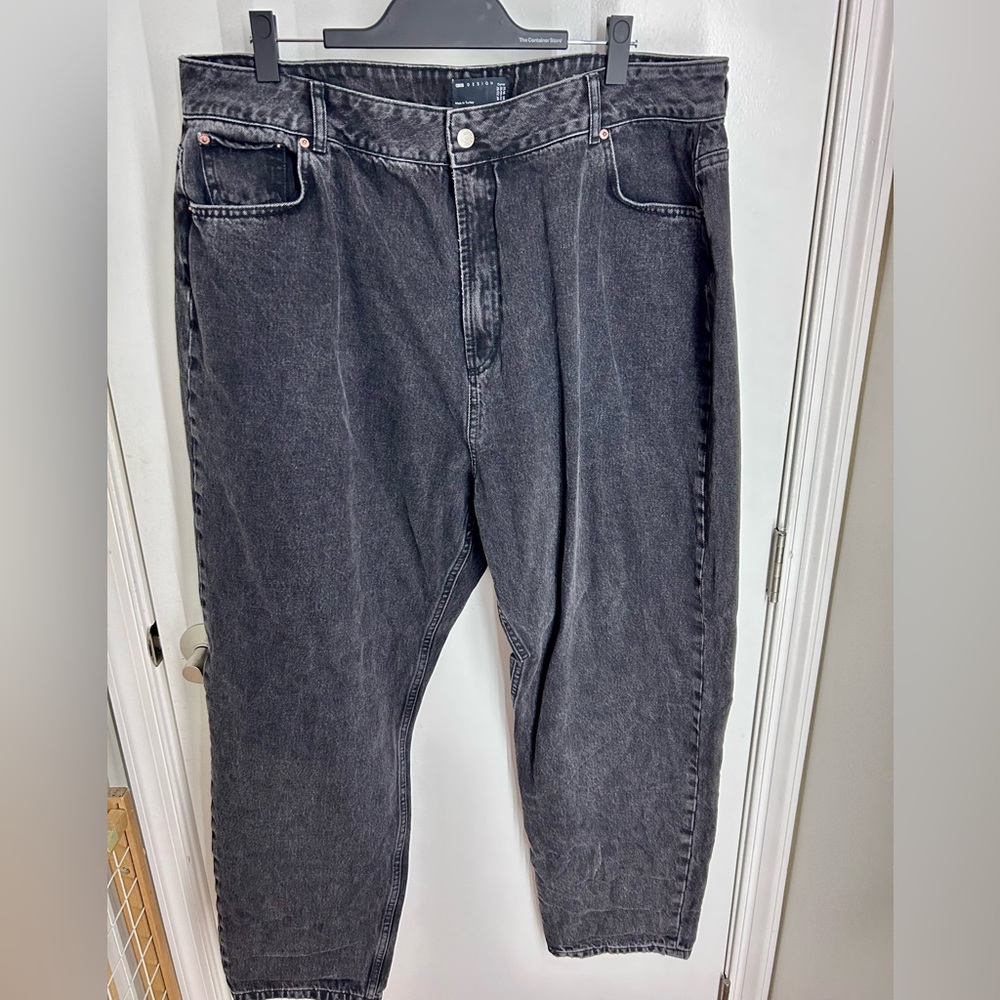 ASOS curve black jeans